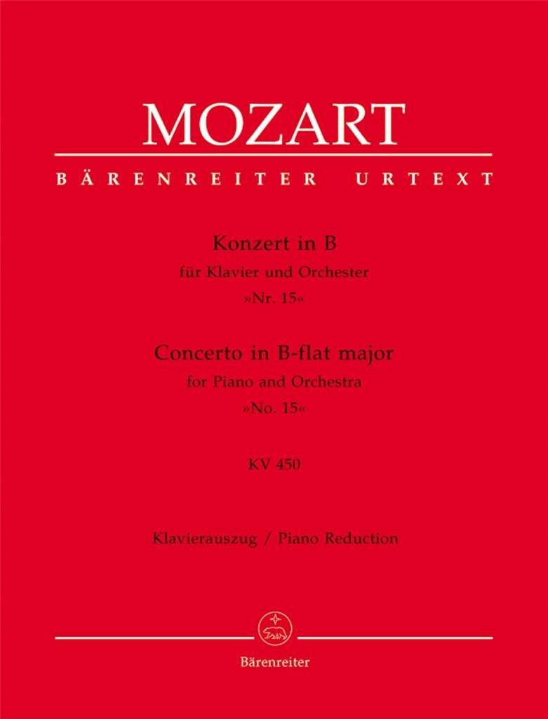 Concert 15 Bes KV450
